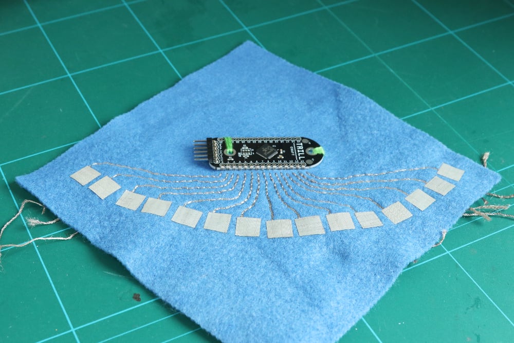 Making E-Textile Interfaces with Trill Craft