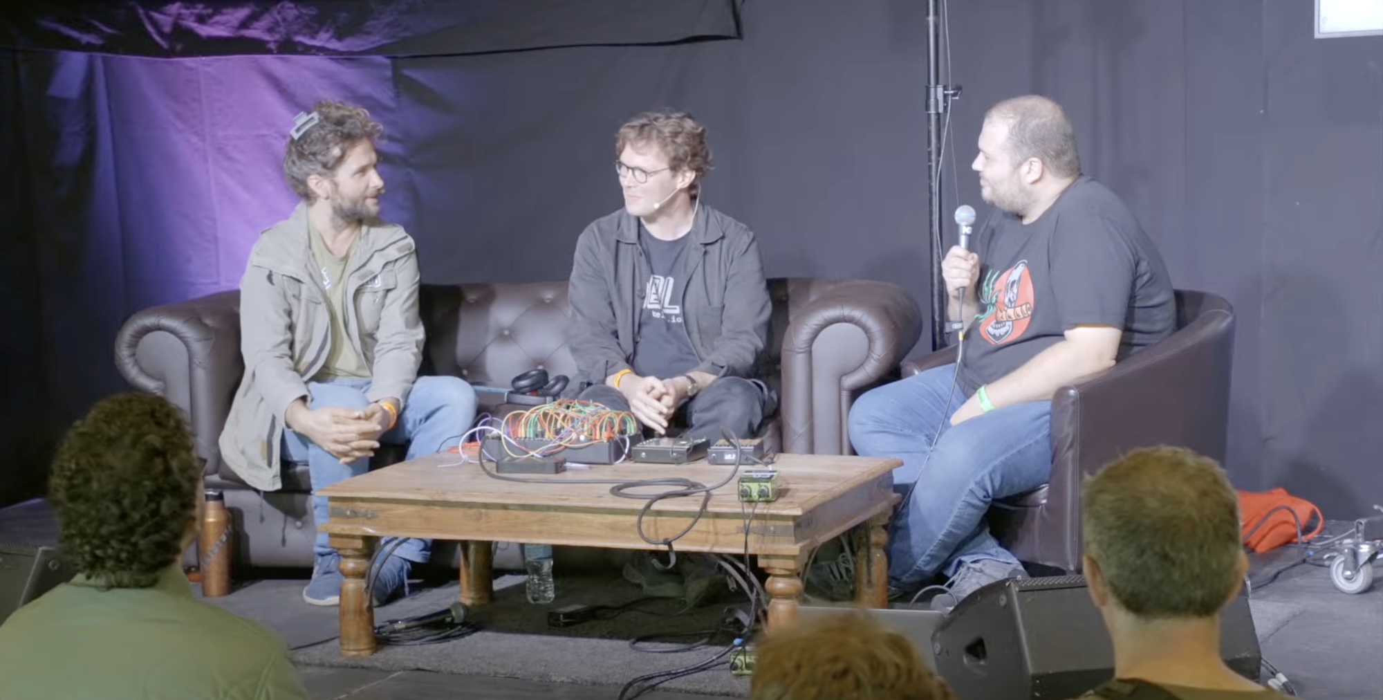 Discussing Trails with DivKid at Machina Bristronica